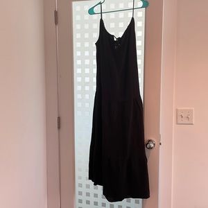 New maxi breeze dress black
